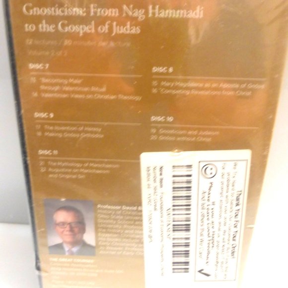 2015 Great Courses NAG HAMMADI To The Gospel of JUDAS CD's & Guidebook - Picture 2 of 3